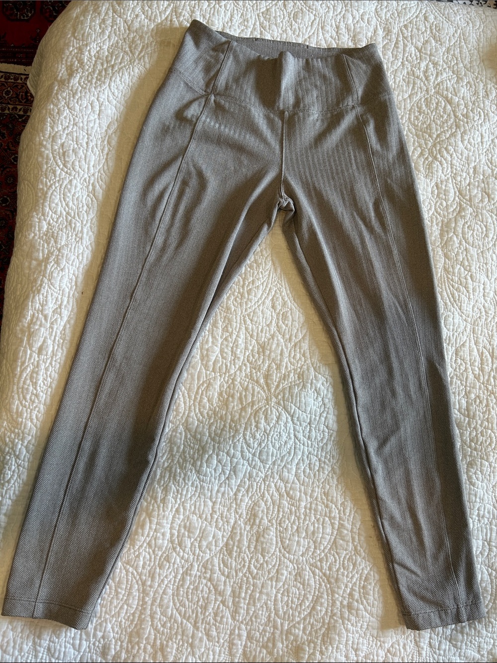 Athleta Gray Ponte Pull-On Leggings